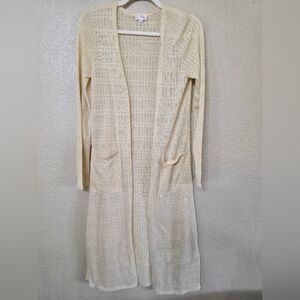 Fig And Olive Long Knit Cardigan